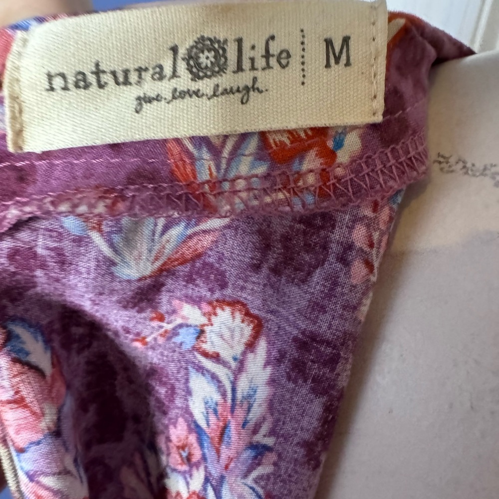 NATURAL LIFE Purple Floral Maxi Dress - Picture 8 of 10